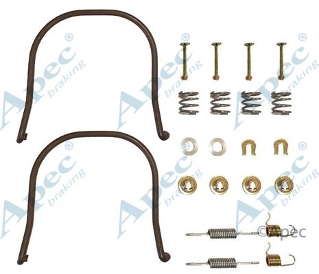 APEC BRAKING Piederumu komplekts, Bremžu loki KIT872